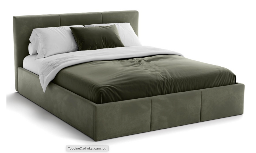 Polsterbett Dream mit Bettkasten – Velours in eleganter Optik