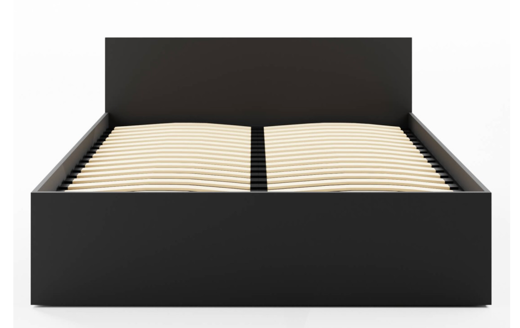 Bett Woody in Holzoptik mit Bettkasten –  inkl. Lattenrost & Matratze