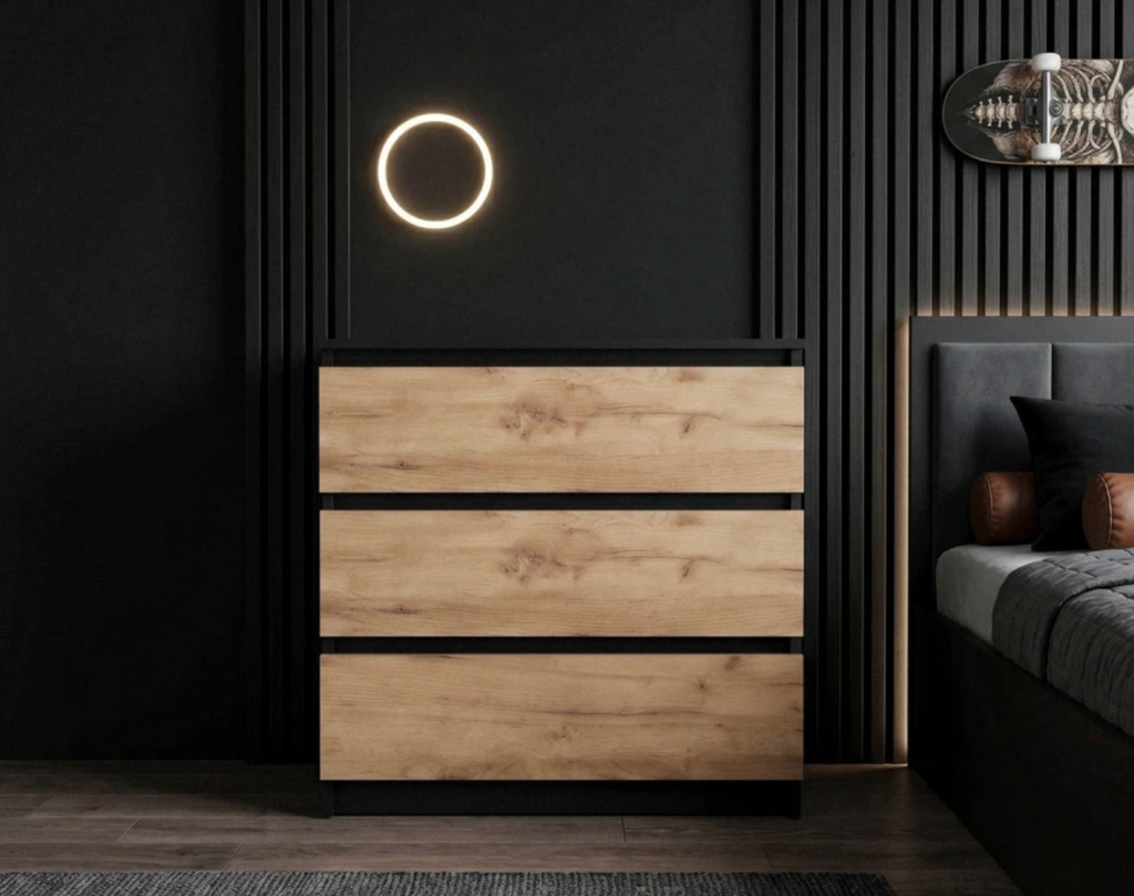 Kommode Monaco – grifflos, minimalistisch, in drei Farben