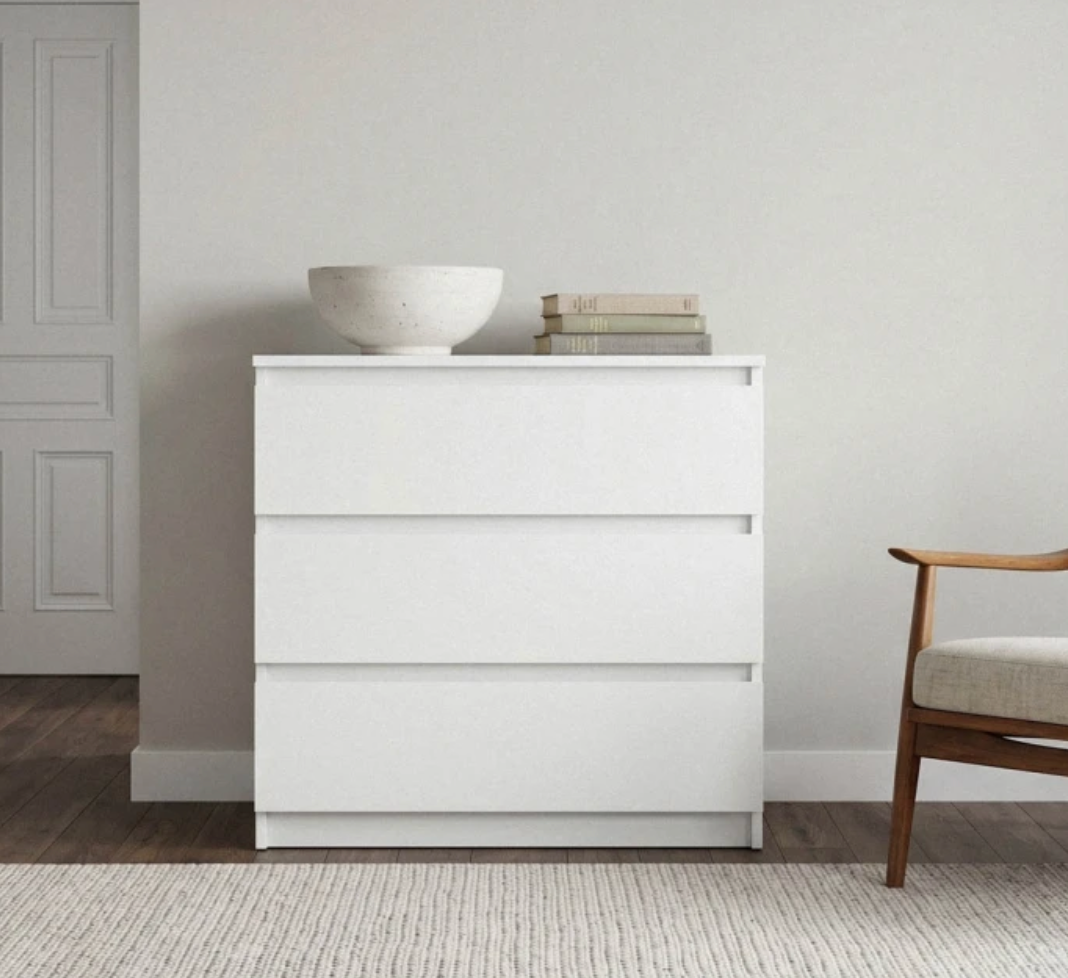 Kommode Monaco – grifflos, minimalistisch, in drei Farben